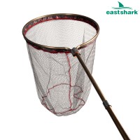 Подсак ES прорезиненный круглый 60*60 см мет. ручка 1,9 м.