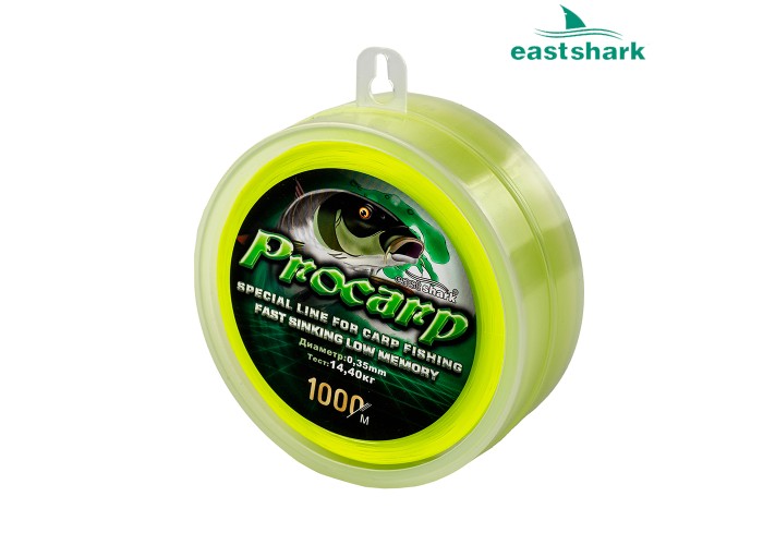 Леска PROCARP 1000м желтая 0,25  (Уцененный товар, без скидок и возврата)