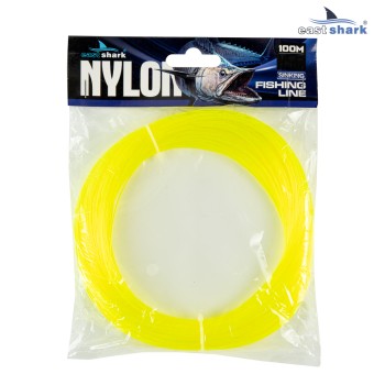 Леска EastShark NYLON в мотке 100м 1,2 мм желтая