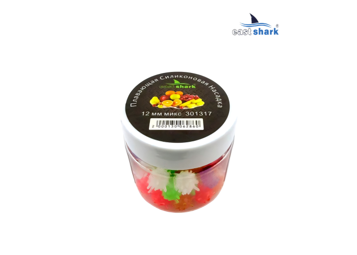 Плавающая силиконовая насадка 10 мм микс (уп./10 шт)