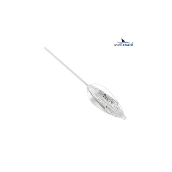 Бомбарда с ребрами тонущая прозрачная 20 гр. (Уп./10 шт.)