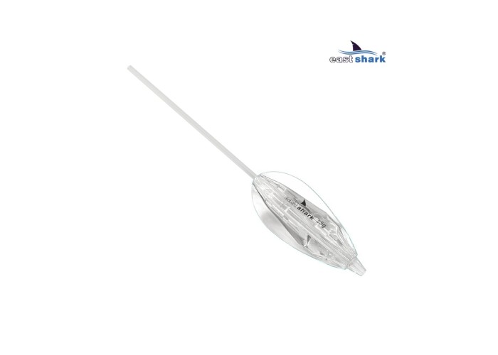 Бомбарда с ребрами тонущая прозрачная 15 гр. (Уп./10 шт.)