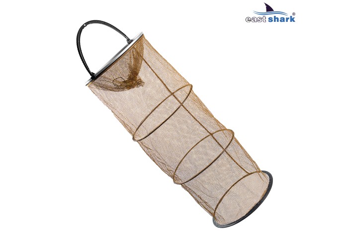 Садок круглый с ручкой прорезиненный d30 1м