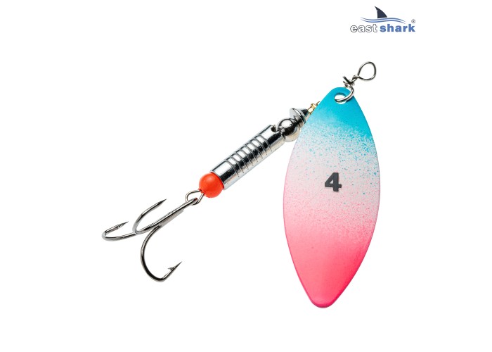 Блесна вращающаяся (уп./5шт.) EastShark Longer размер-4 (11.5 грамм) col.#649