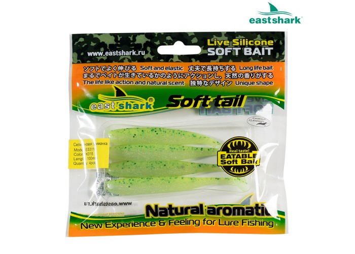 Силиконовая приманка ES3118 100 мм (4 шт/уп) color: K015