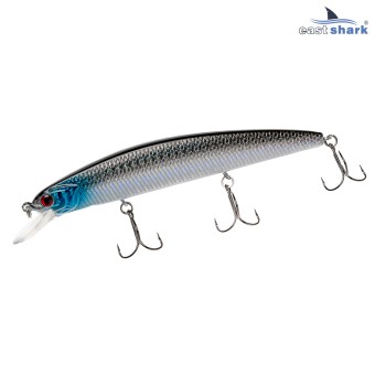 Воблер EastShark Minnow 11см. 16г. 0.5-1m Suspending col.#002