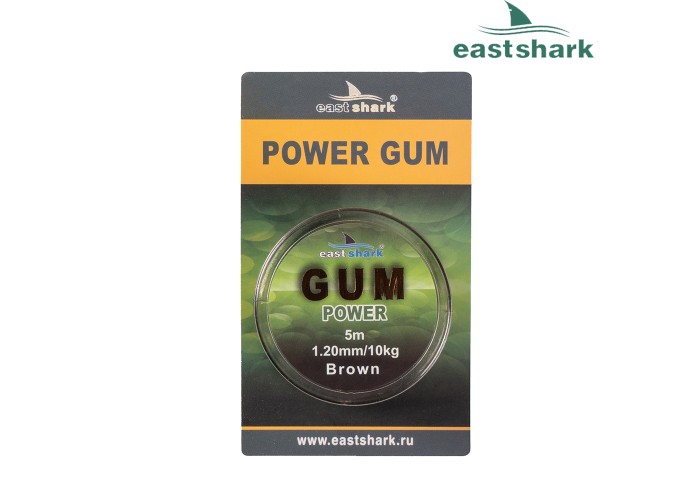 Фидергам POWER GUM brown 5 м 1.2 мм