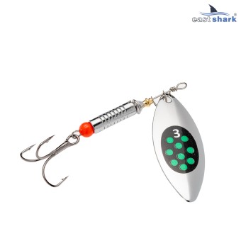 Блесна вращающаяся (уп./5шт.) EastShark Longer размер-3 col.#602