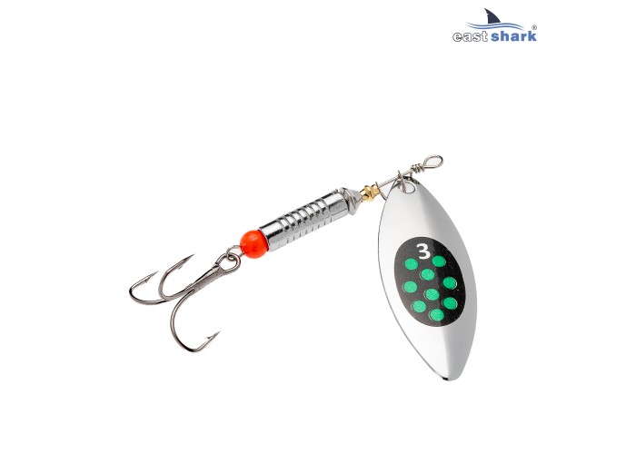 Блесна вращающаяся (уп./5шт.) EastShark Longer размер-3 col.#602