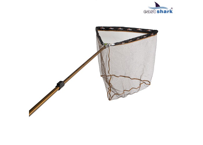 Подсак треугольный прорез. 70*70 ручка 2.4 м