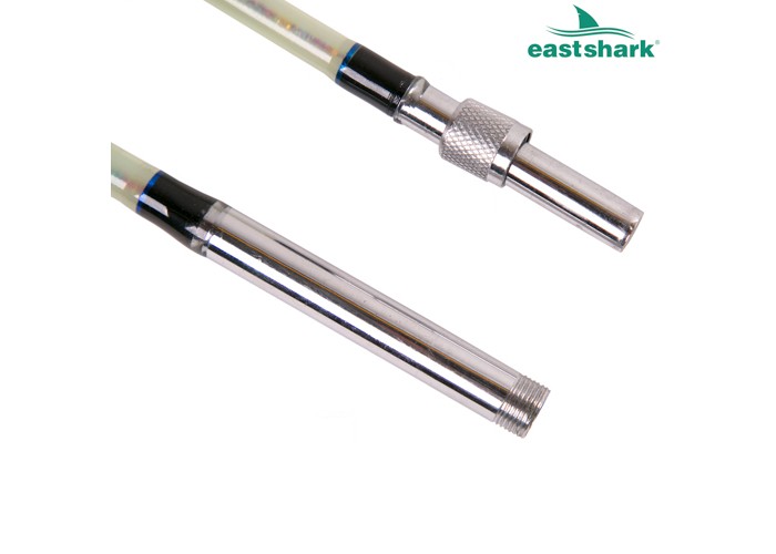 Удилище ES Крокодил прозрачный  с резьбой (100-250гр) 1,65 м