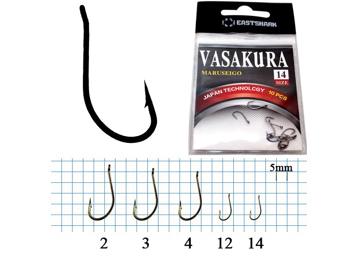 Крючки New Vasakura Maruseigo № 14