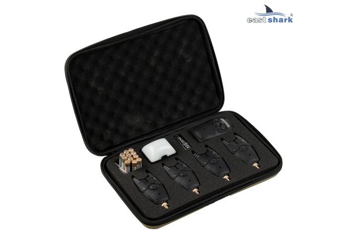 Набор сигнализаторов с пейджером EastShark SP-13 (4+1) + фонарь