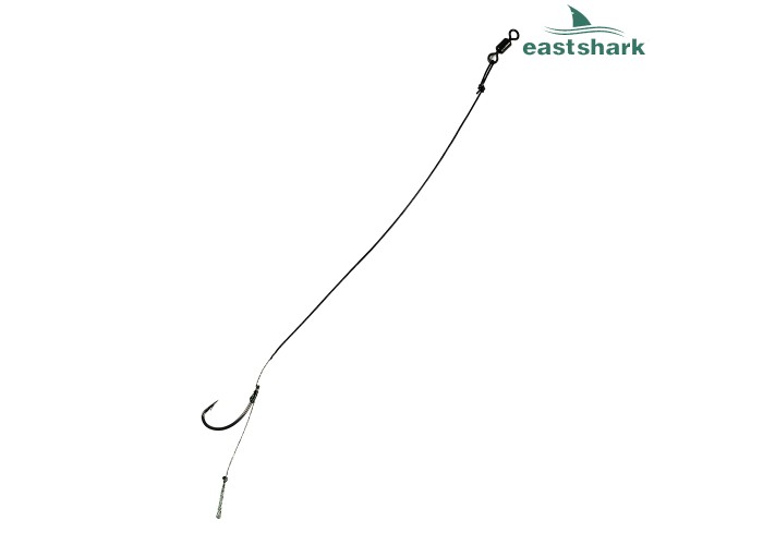 Поводок карповый 15 lb №8 (уп./2шт.)