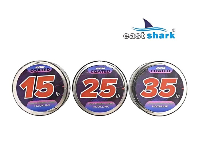 Поводковый материал карповый в оплетке 20 м 25 LBS темный