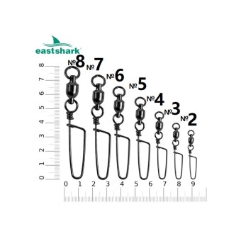 Вертлюг c подшипником + карабин №6