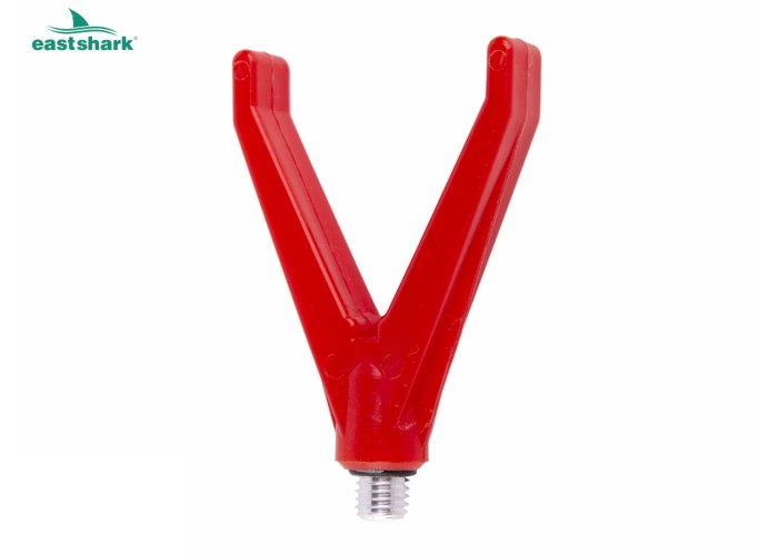 Рогатуля пластиковая "V" красная