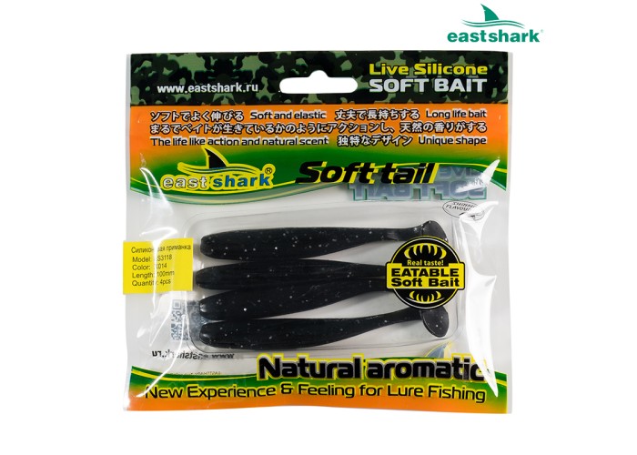 Силиконовая приманка ES3118 100 мм (4 шт/уп) color: X014