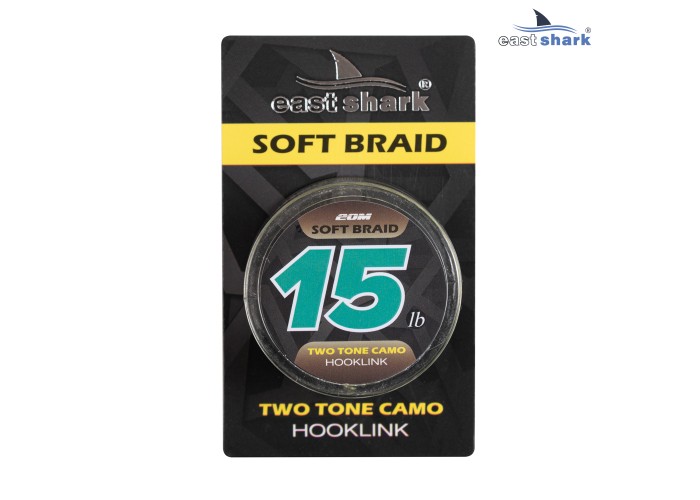 Поводковый материал  мягкий TWO TONE CAMO 15 lb 20 m