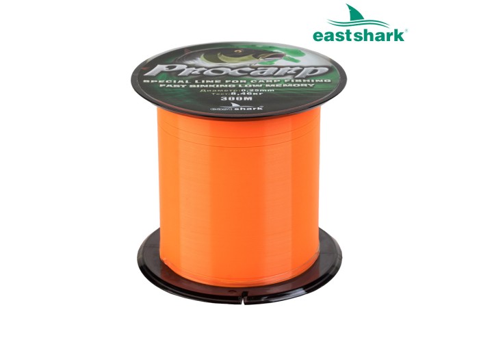 Леска PROCARP 300 м оранжевая 0,50  (Уцененный товар, без скидок и возврата)