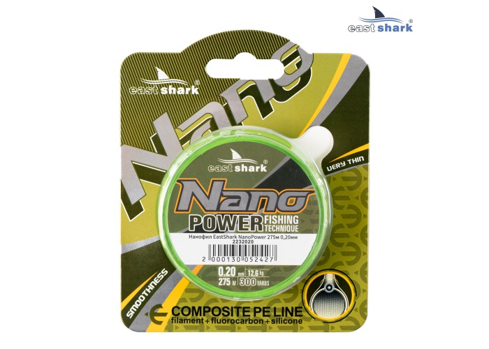 Нанофил EastShark NANOPower 0,20мм 275м