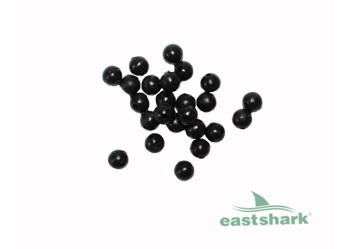 Силиконовая бусина чер. d6 ES20160601 (20160601)