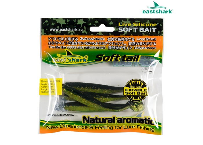 Силиконовая приманка ES3118 100 мм (4 шт/уп) color: K034