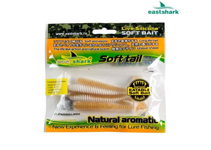 Силиконовая приманка ES31011 87,5 мм (4 шт/уп) color: K077