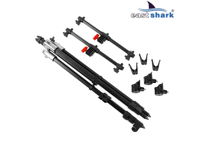 Подставка тренога на 3 удилища со стаканами EastShark SCM-182