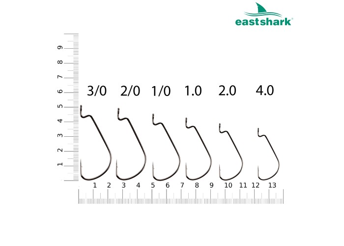 Крючки офсетные 5163  № 4.0