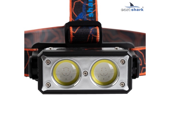 Фонарь налобный EastShark FA-T 145 Белый/Синий/Красный свет